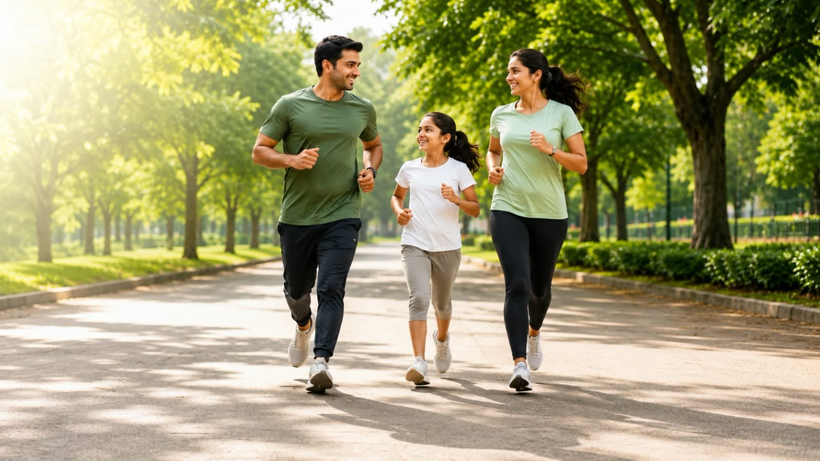 Healthy family lifestyle